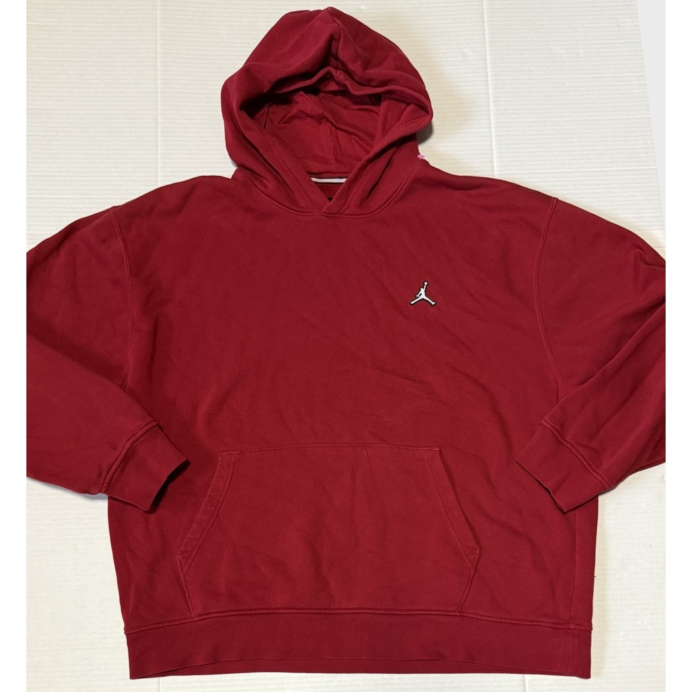 AIR JORDAN - Men's Red Sweatshirt Pullover Hoodie - Size X-Large - XL **